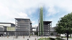 Vertical farm “Pixel” planned in Tabakfabrik Linz , source: vertical farm institute