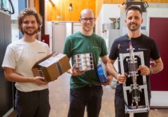 Das Team der sequestra FlexCo bei der Prototypenentwicklung, Foto: sequestra FlexCo